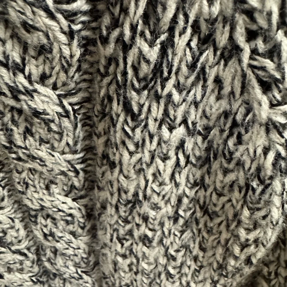RD style cowl neck black white sweater USM